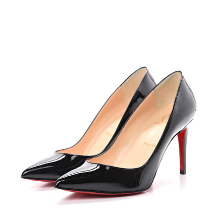 Christian Louboutin Patent Pigalle 85 Pumps 38 Black 3 of 10
