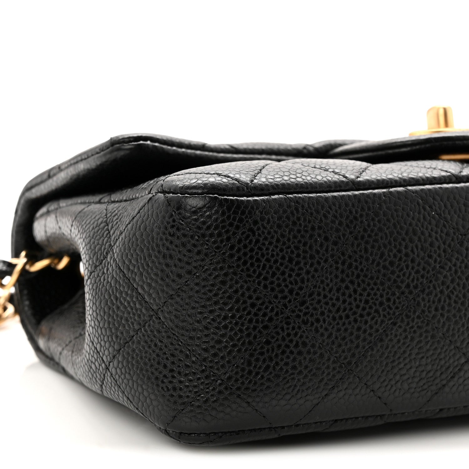 Chanel Caviar Quilted Mini Rectangular Flap Black 9 of 11