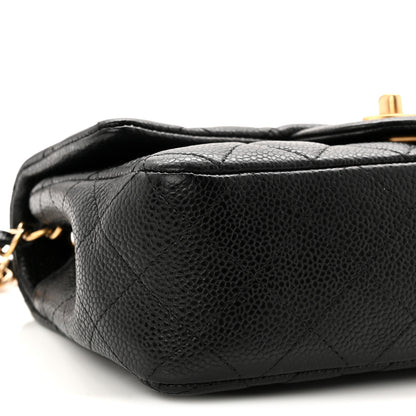 Chanel Caviar Quilted Mini Rectangular Flap Black 9 of 11