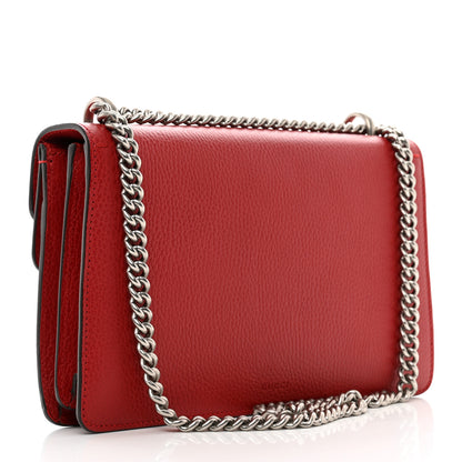 Gucci Dollar Calfskin Swarovski Crystal Small Dionysus Shoulder Bag Hibiscus Red 3 of 11