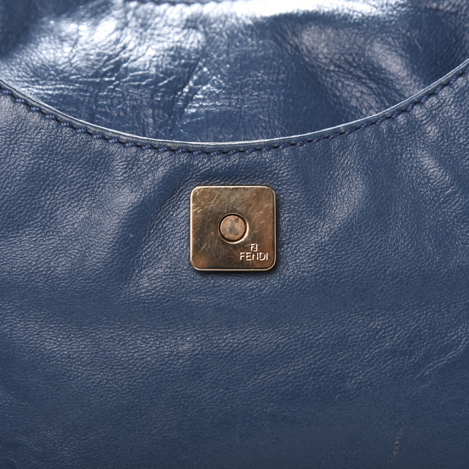 Fendi Nappa Sweet Hobo Blue 12 of 18