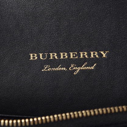 Burberry House Check Bridle Calfskin Small Madison Buckle Bag Tan 7 of 10