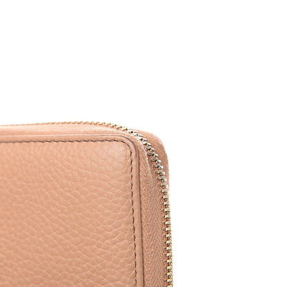 Gucci Pebbled Calfskin Soho Zip Around Wallet Camelia 15 of 15