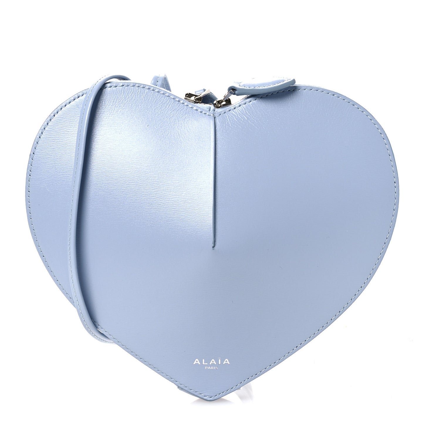 Calfskin Le Coeur Bag Bleu Delave