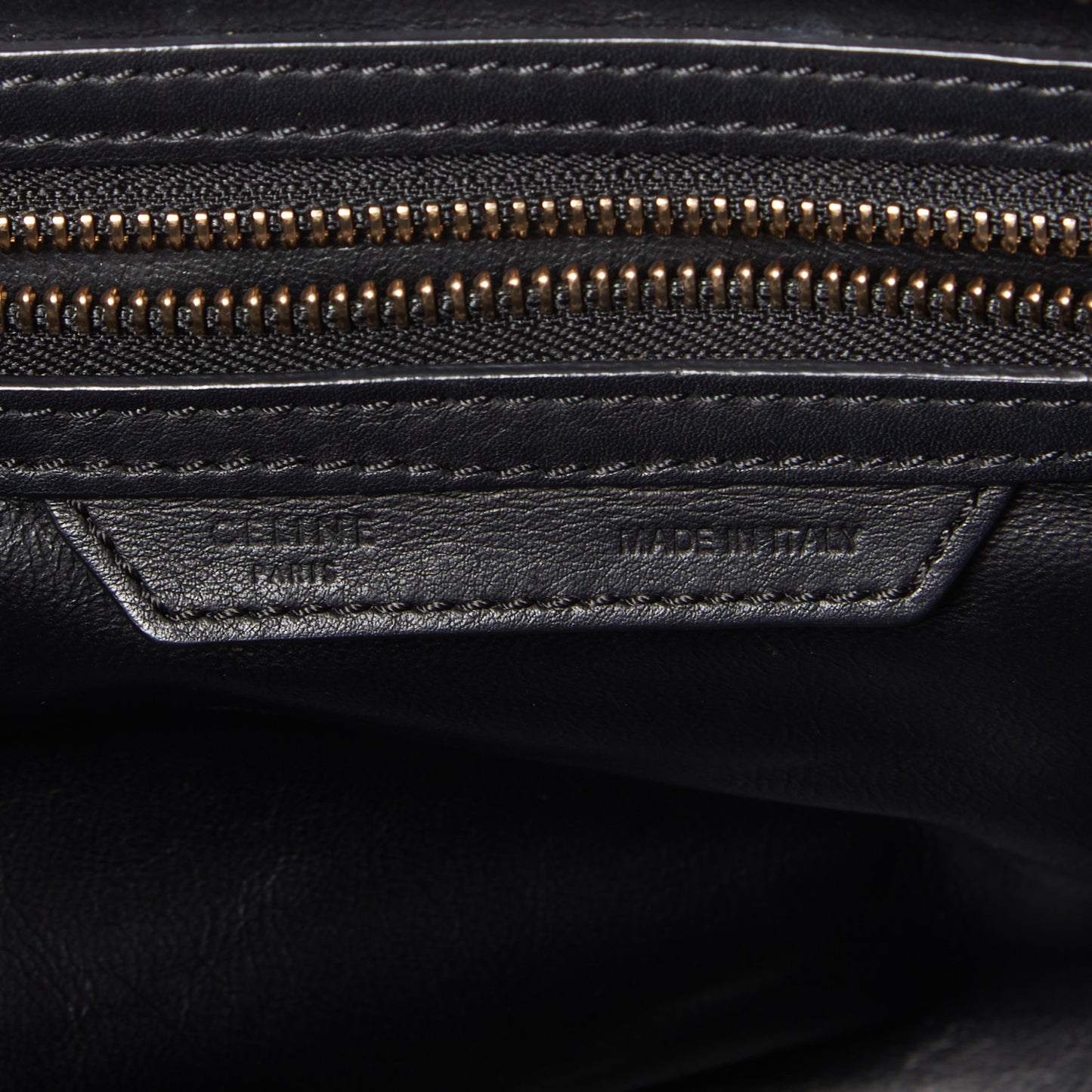Smooth Calfskin Mini Luggage Black