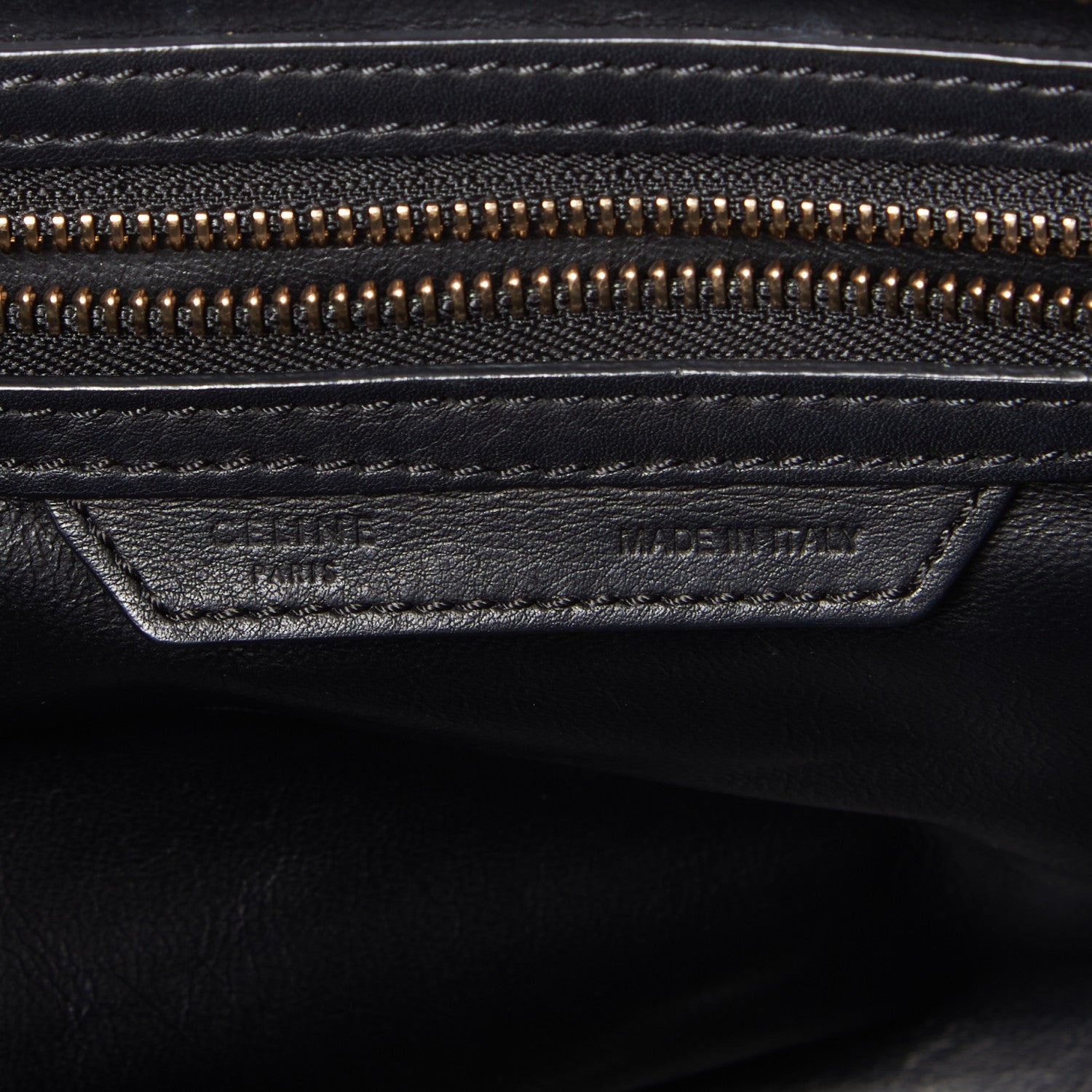 Celine Smooth Calfskin Mini Luggage Black 8 of 9