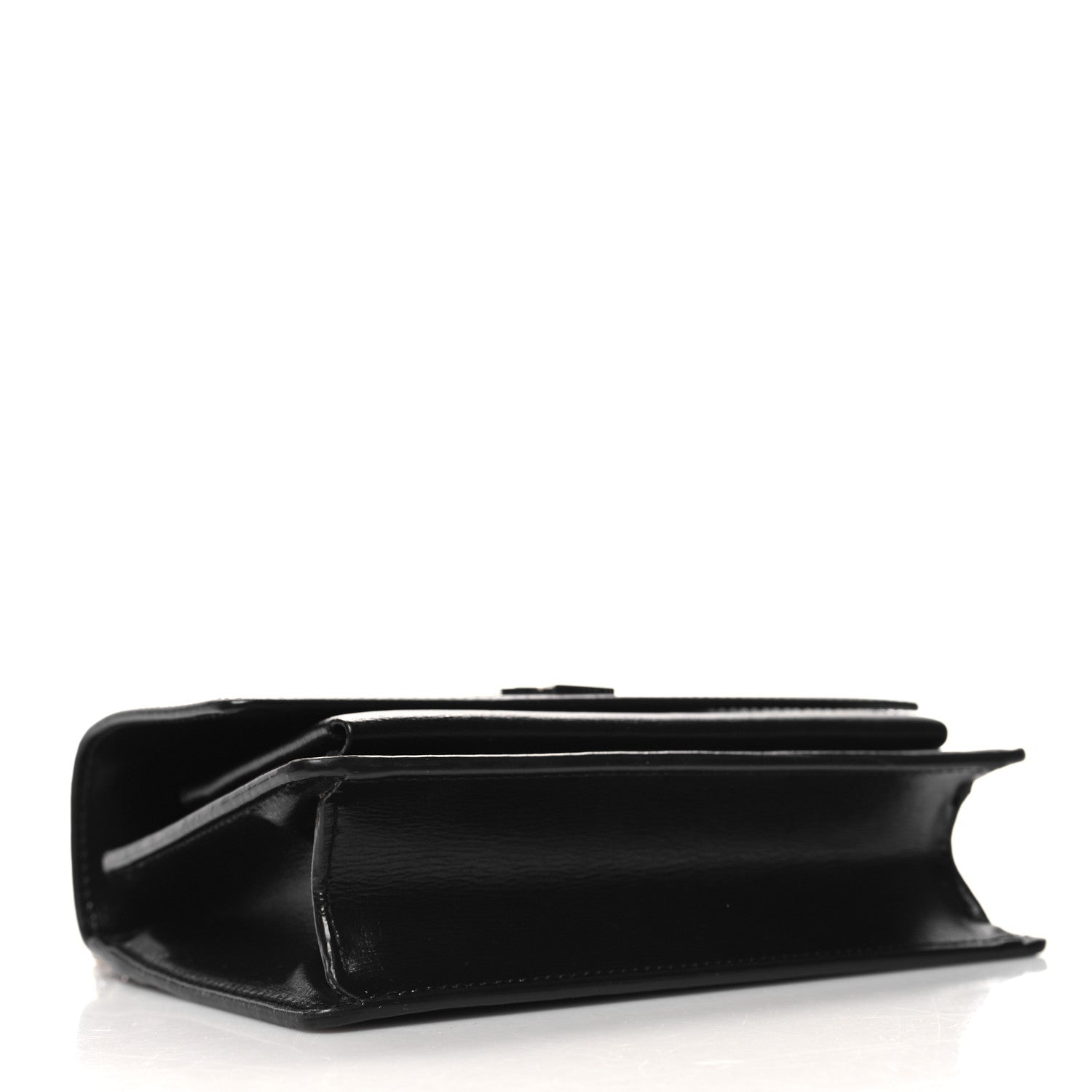 Saint Laurent Calfskin Monogram Sunset Chain Wallet Black 4 of 12