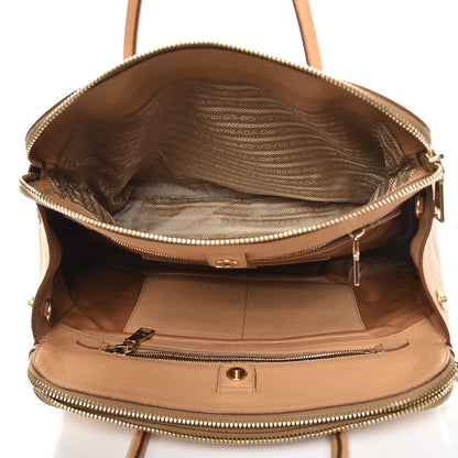 Prada Saffiano Shoulder Bag Noisette 5 of 19