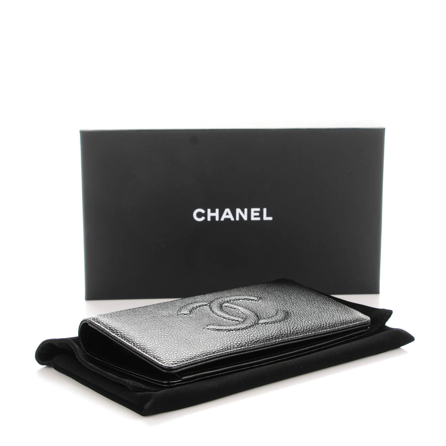 Caviar Timeless CC Yen Wallet Black