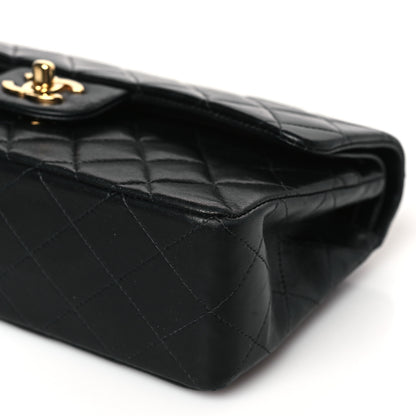 Chanel Lambskin Quilted Small Double Flap Black 9 of 9