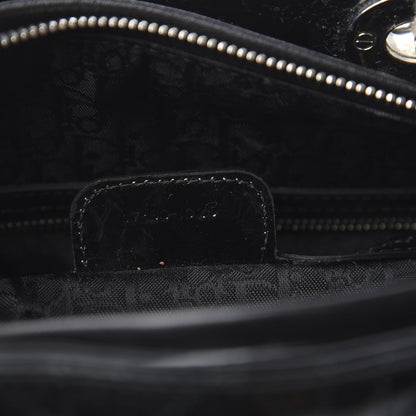 Christian Dior Patent Cannage Large Lady Dior Black 8 of 11