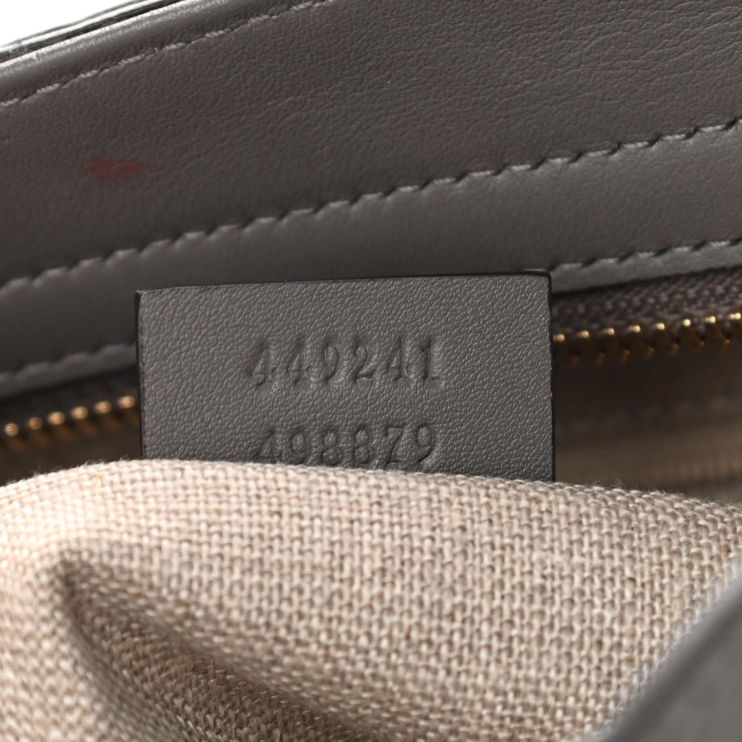 Microguccissima Small Bree Tote Graphite