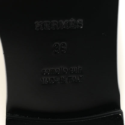 Hermes Calfskin Iota Mules 39 White 7 of 11