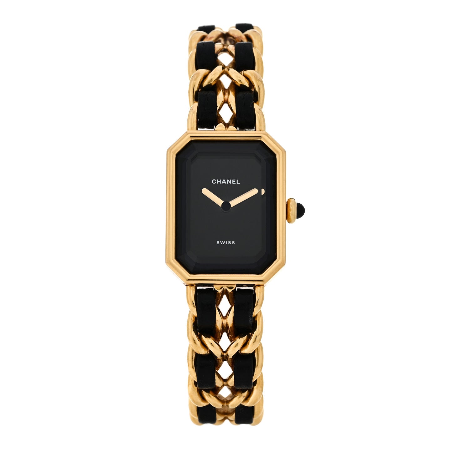 Stainless Steel Lambskin 20mm Chain Premiere Quartz Watch Gold M