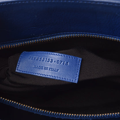Saint Laurent Calfskin Small Sac De Jour Blue Majorelle 7 of 18