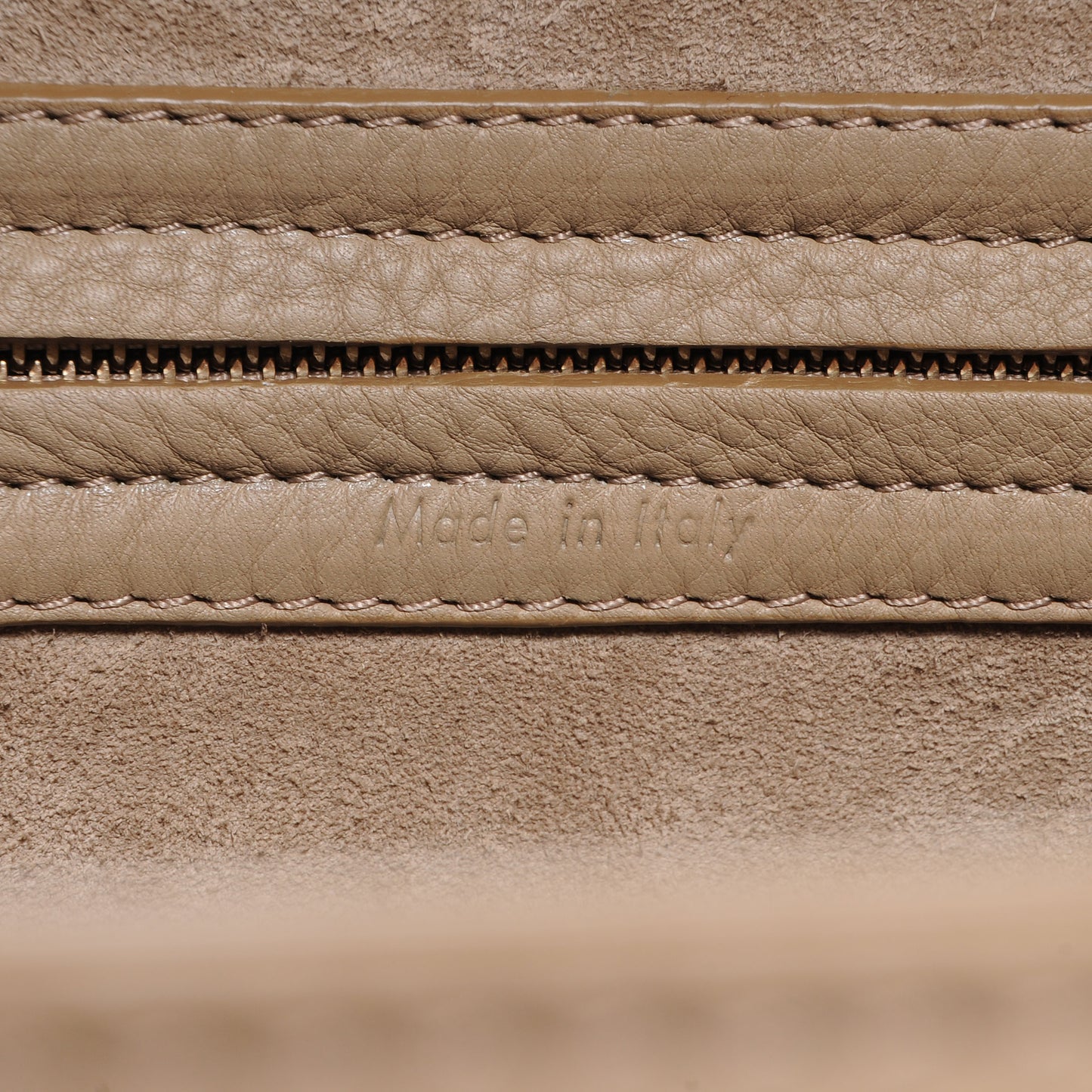 Smooth Calfskin Medium Phantom Luggage Taupe