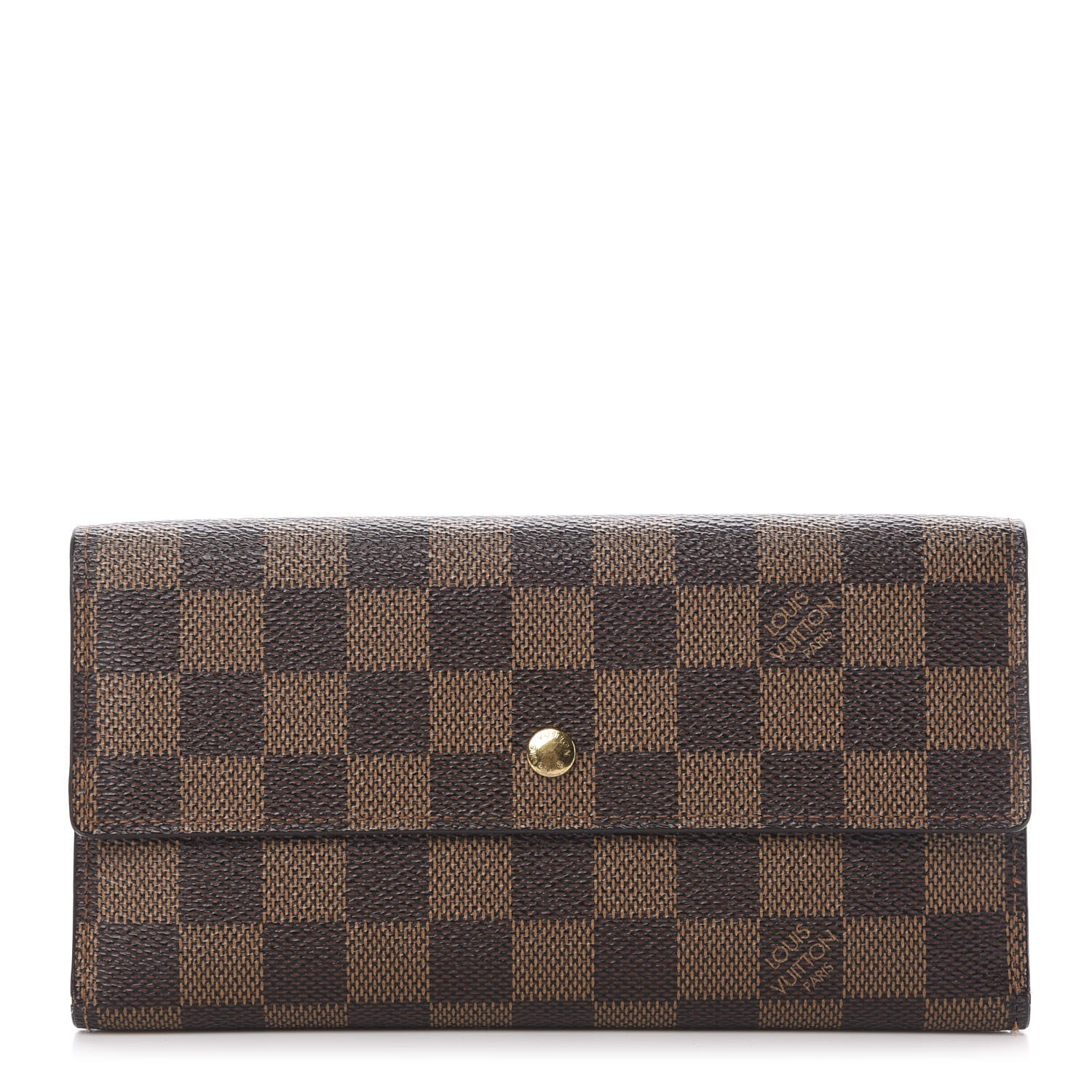Louis Vuitton Damier Ebene Porte Tresor International Wallet 1 of 14