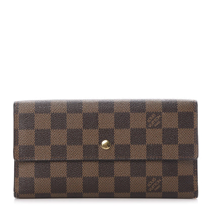 Louis Vuitton Damier Ebene Porte Tresor International Wallet 1 of 14