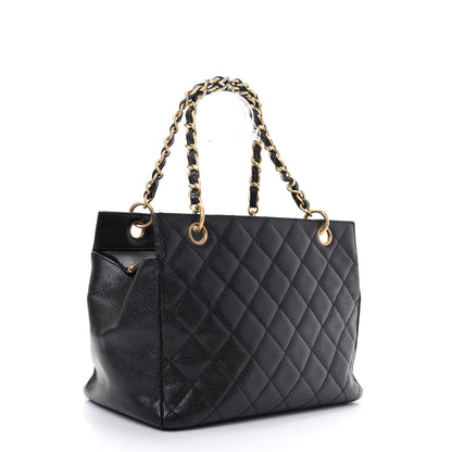 Chanel Caviar Quilted Petit Timeless Tote PTT Black 3 of 10