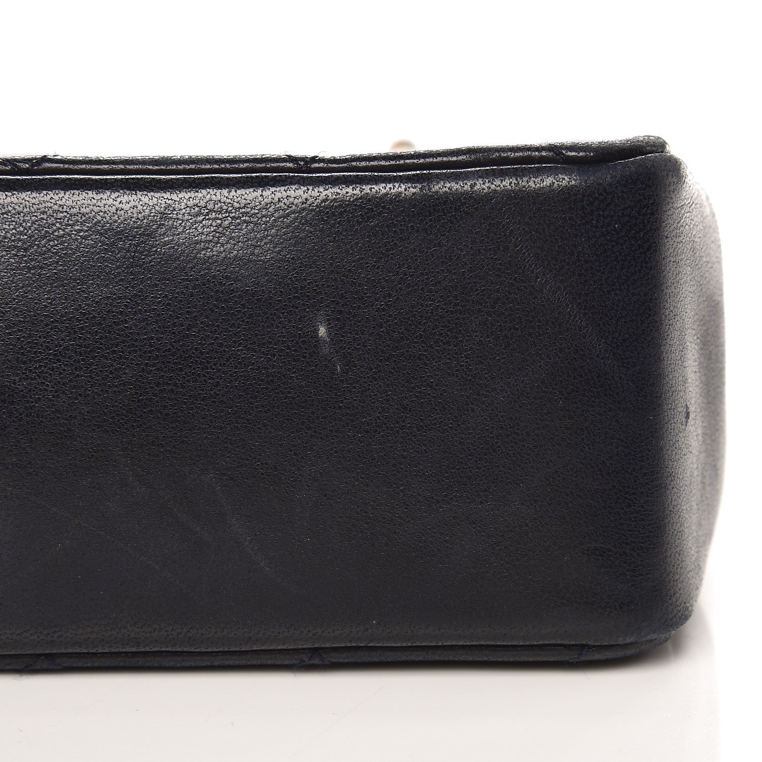 Chanel Lambskin Quilted Medium Double Flap Navy 15 of 18