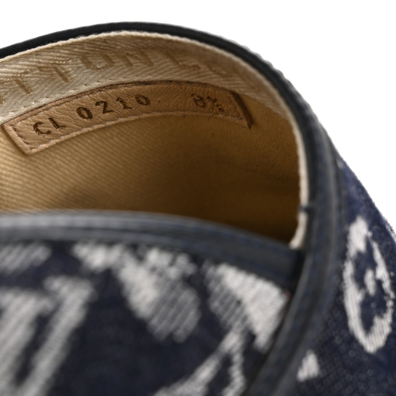 Louis Vuitton Monogram Denim Espadrille Flats 8.5 Blue 9 of 15