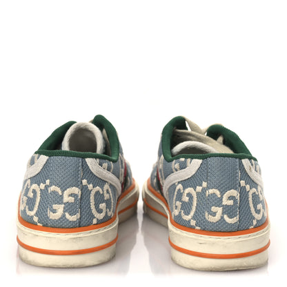 Gucci Cotton GG Monogram Web Womens 1977 Tennis Sneakers 37.5 Philod Ivory Mystic White 6 of 14
