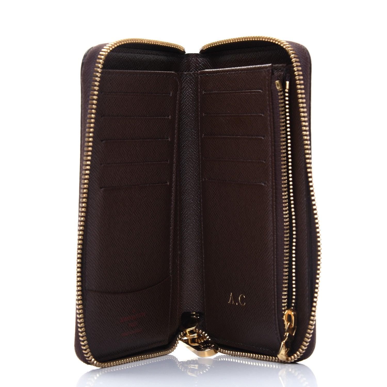 Louis Vuitton Damier Ebene Zippy Compact Wallet 5 of 10