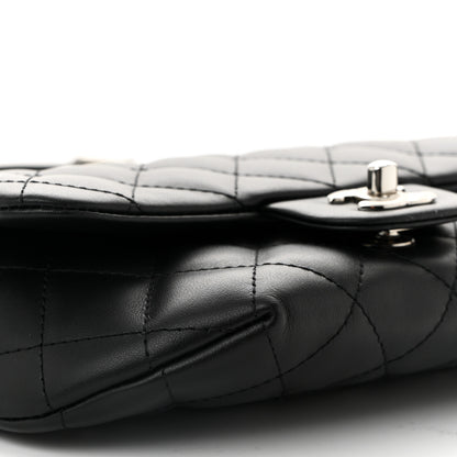 Chanel Calfskin Quilted CC Uniform Flap Belt Bag Black 10 of 12