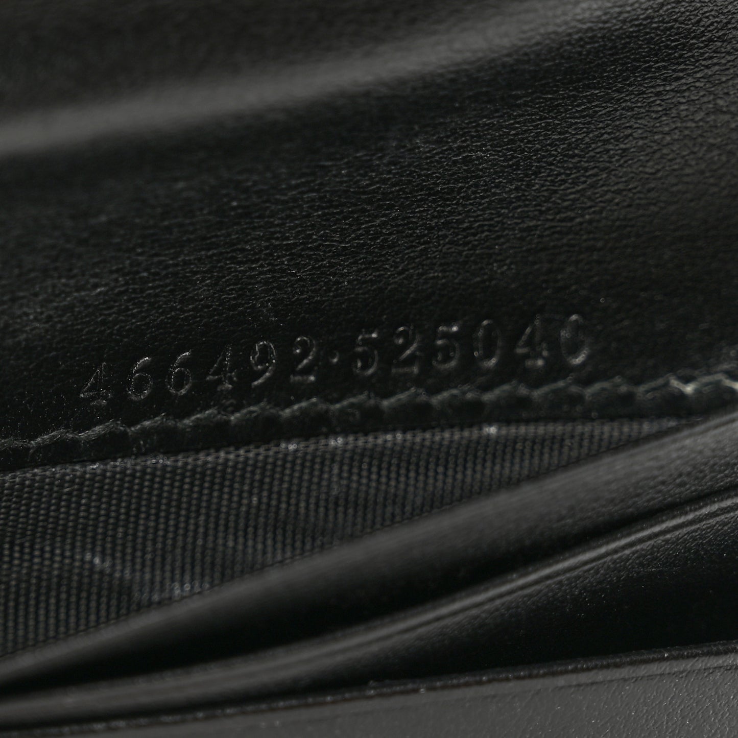 Calfskin Matelasse GG Marmont Card Case Wallet Black