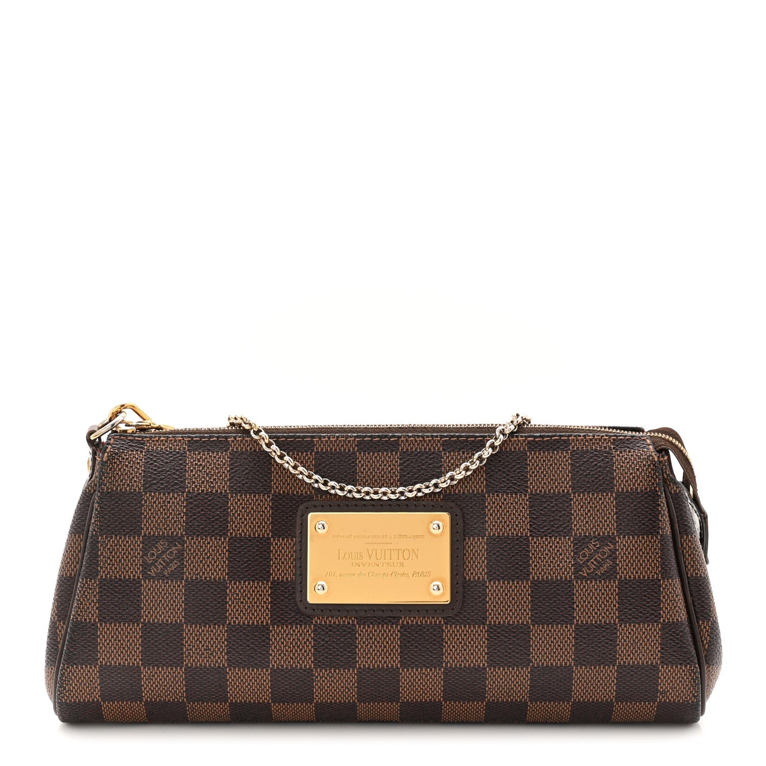 Louis Vuitton Damier Ebene Eva Clutch 1 of 11
