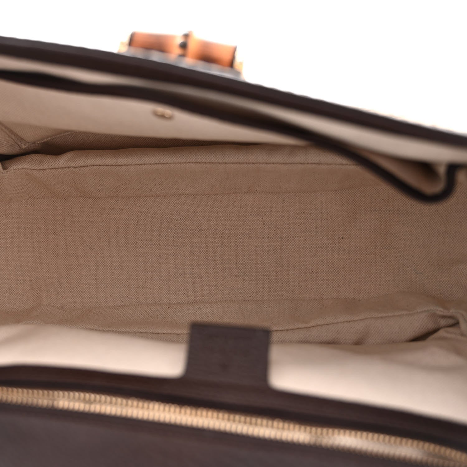 Gucci Monogram Large New Bamboo Top Handle Bag Brown 5 of 10