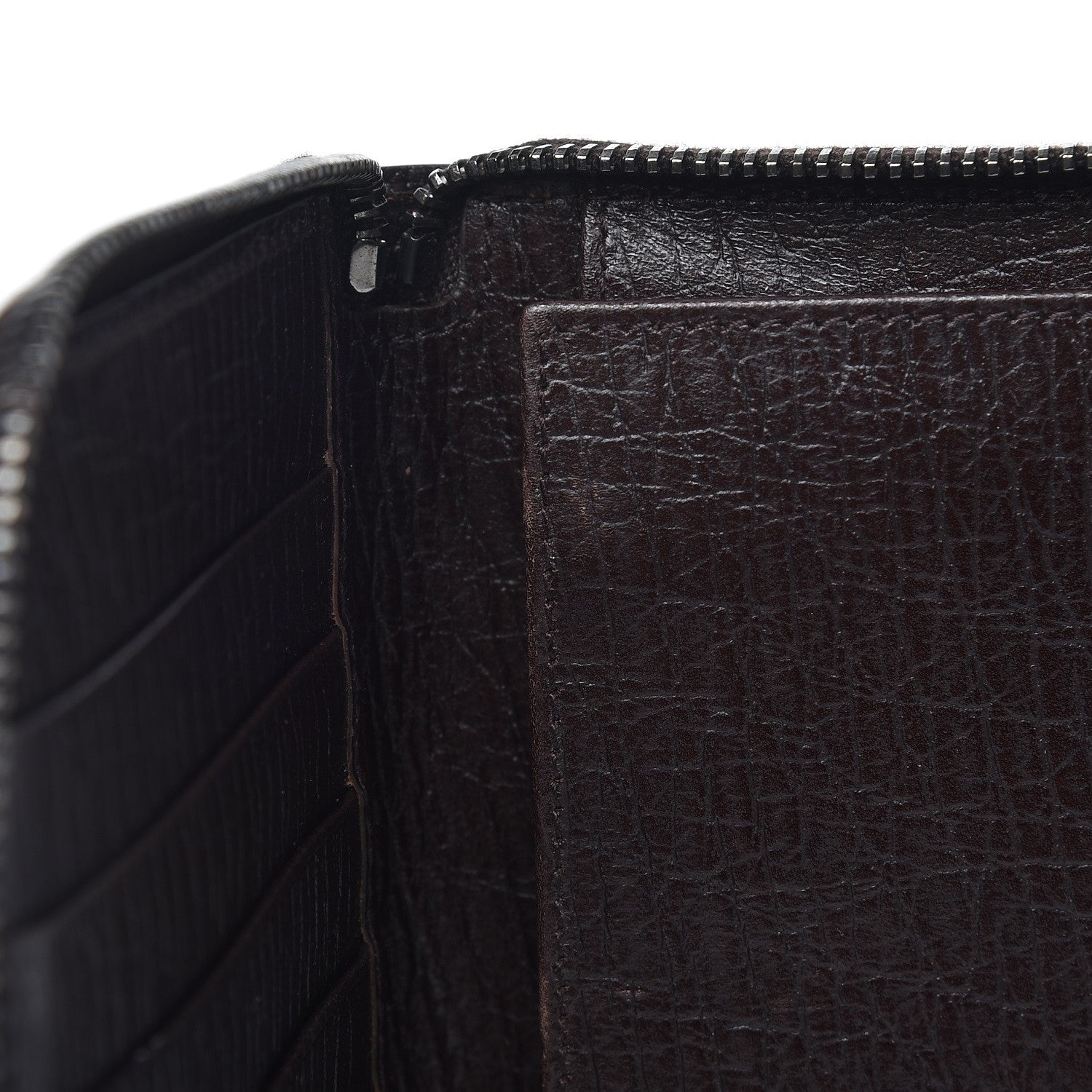Gucci GG Plus Monogram Zip Around Wallet Dark Brown 8 of 8