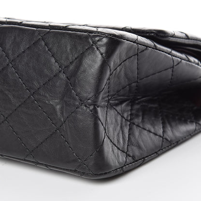 Chanel Aged Calfskin Quilted 2.55 Reissue 225 Flap Black 9 of 13