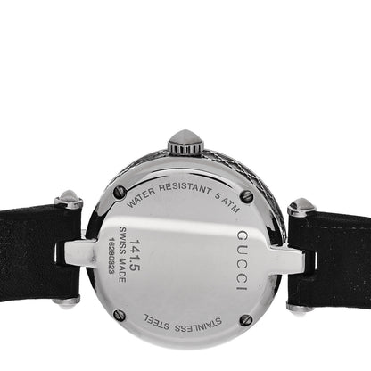 Gucci Stainless Steel Calfskin 27mm Diamantissima Quartz Watch Black 4 of 5
