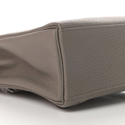 Hermes Taurillon Clemence Kelly Ado Backpack Etain 8 of 10