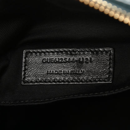 Saint Laurent Calfskin Matelasse Monogram Lou Camera Bag Sea Turquoise 7 of 9