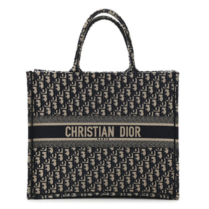 Christian Dior Oblique Book Tote Blue Multicolor 1 of 10