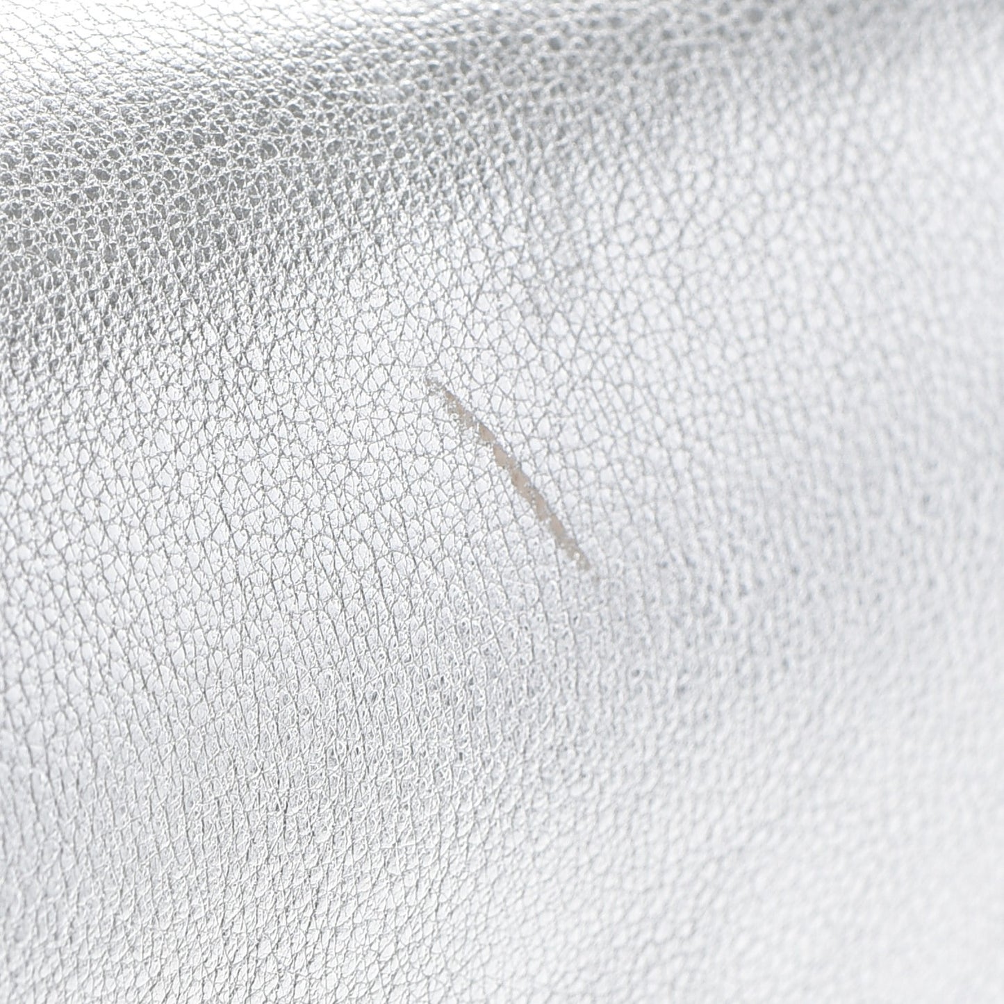 Metallic Goatskin Calfskin Medium Boy Flap Silver Black