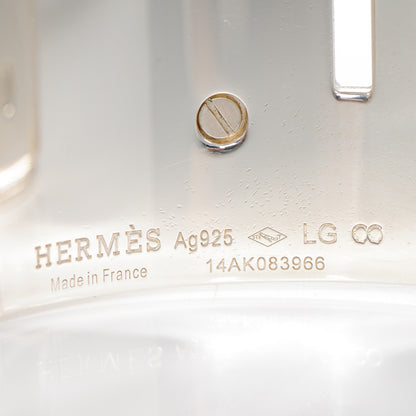 Hermes Sterling Silver Collier De Chien Bracelet LG 6 of 9