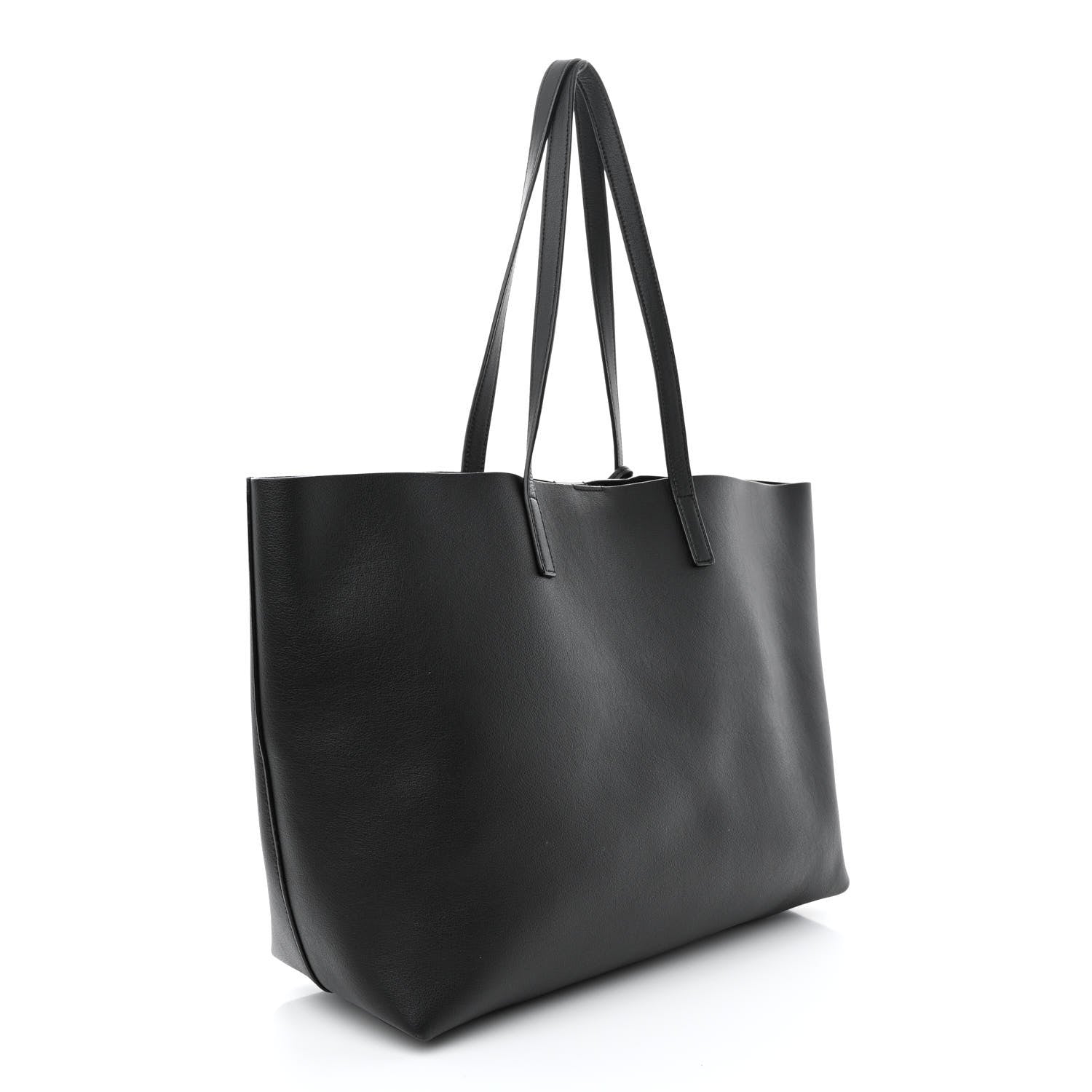 Saint Laurent Calfskin Large Shopping Tote Black 4 of 12