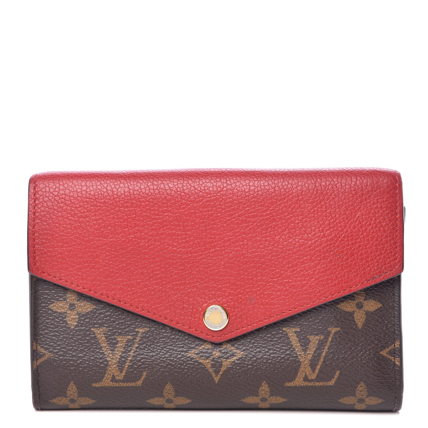 Monogram Pallas Compact Wallet Cherry
