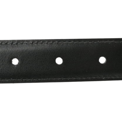 Celine Box Calfskin Medium 25mm Triomphe Belt 80 32 Black 4 of 7