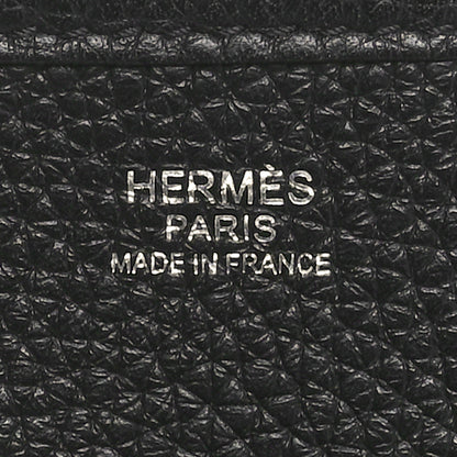Hermes Taurillon Clemence Evelyne III PM Black 6 of 10