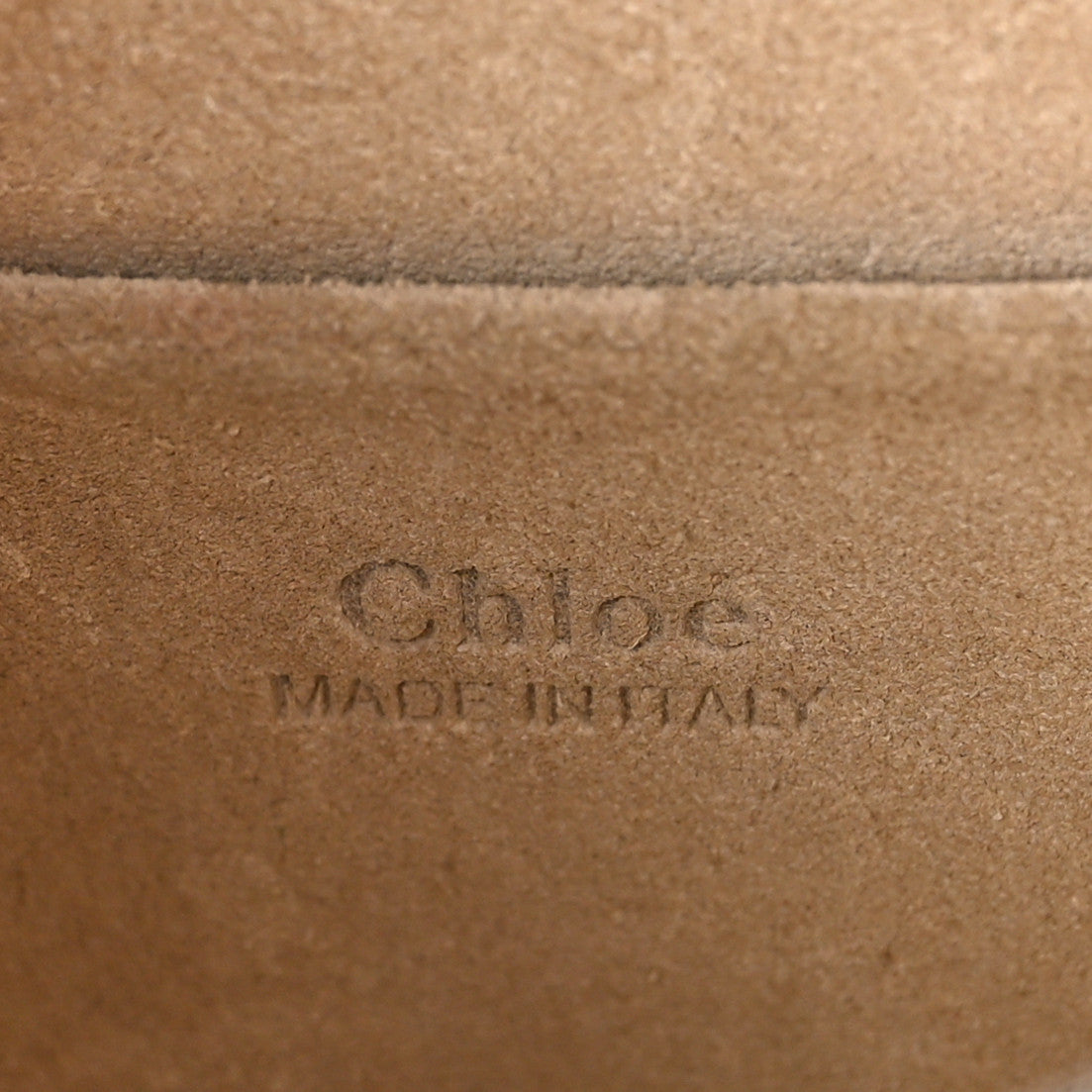 Calfskin Suede Medium Nile Bracelet Bag Motty Grey