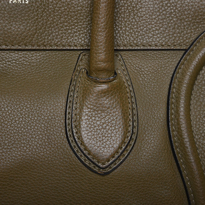 Celine Drummed Calfskin Mini Luggage Jungle 10 of 20