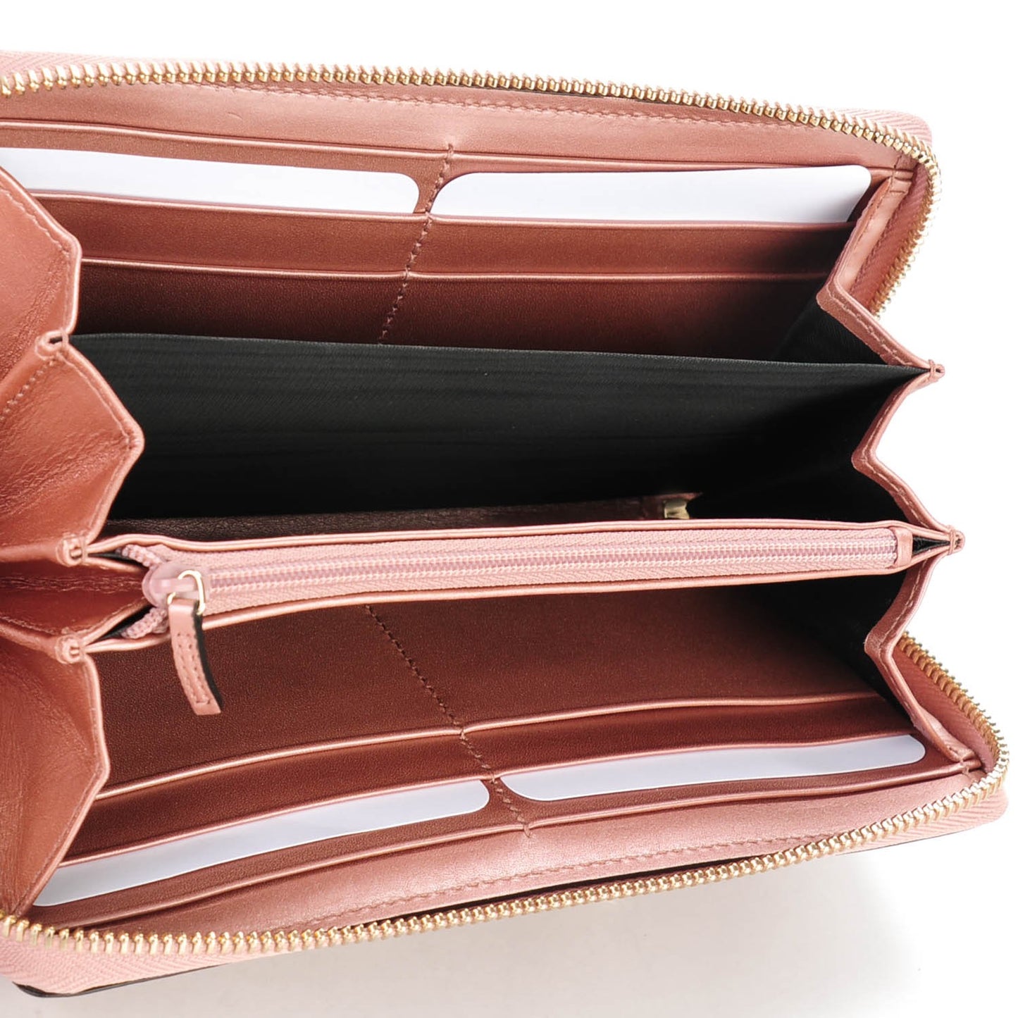 Shine Microguccissima Emily Zip Around Wallet Dark Cipria