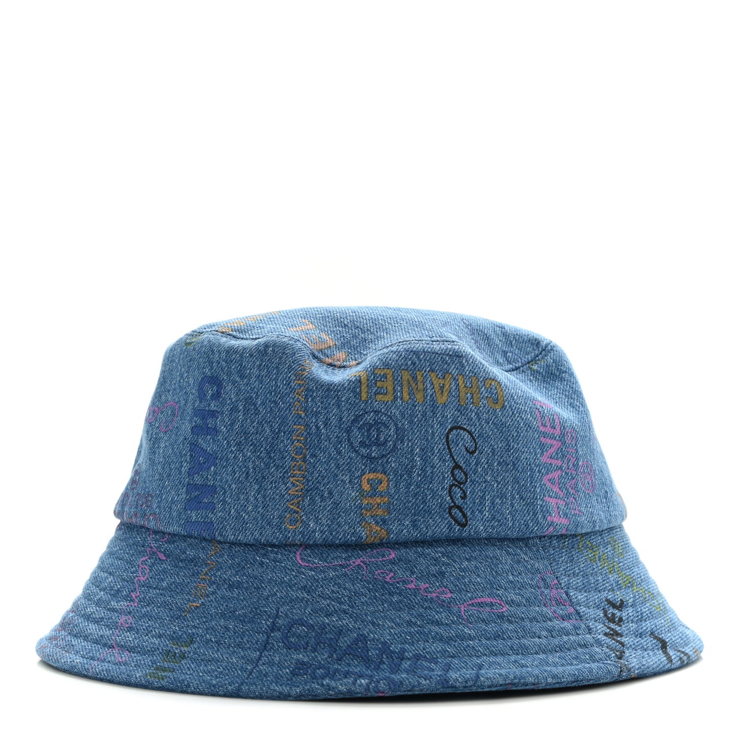 Denim Mood Cloche Bucket Hat S Blue