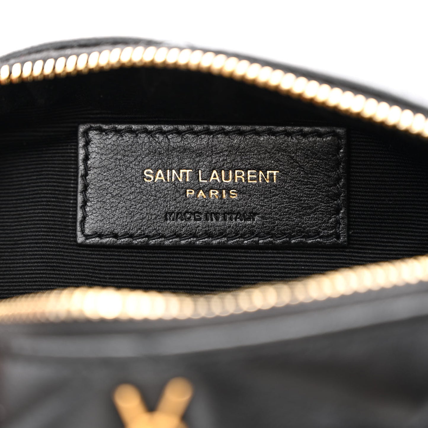 Lambskin Monogram Mini Sade Tube Bag Black