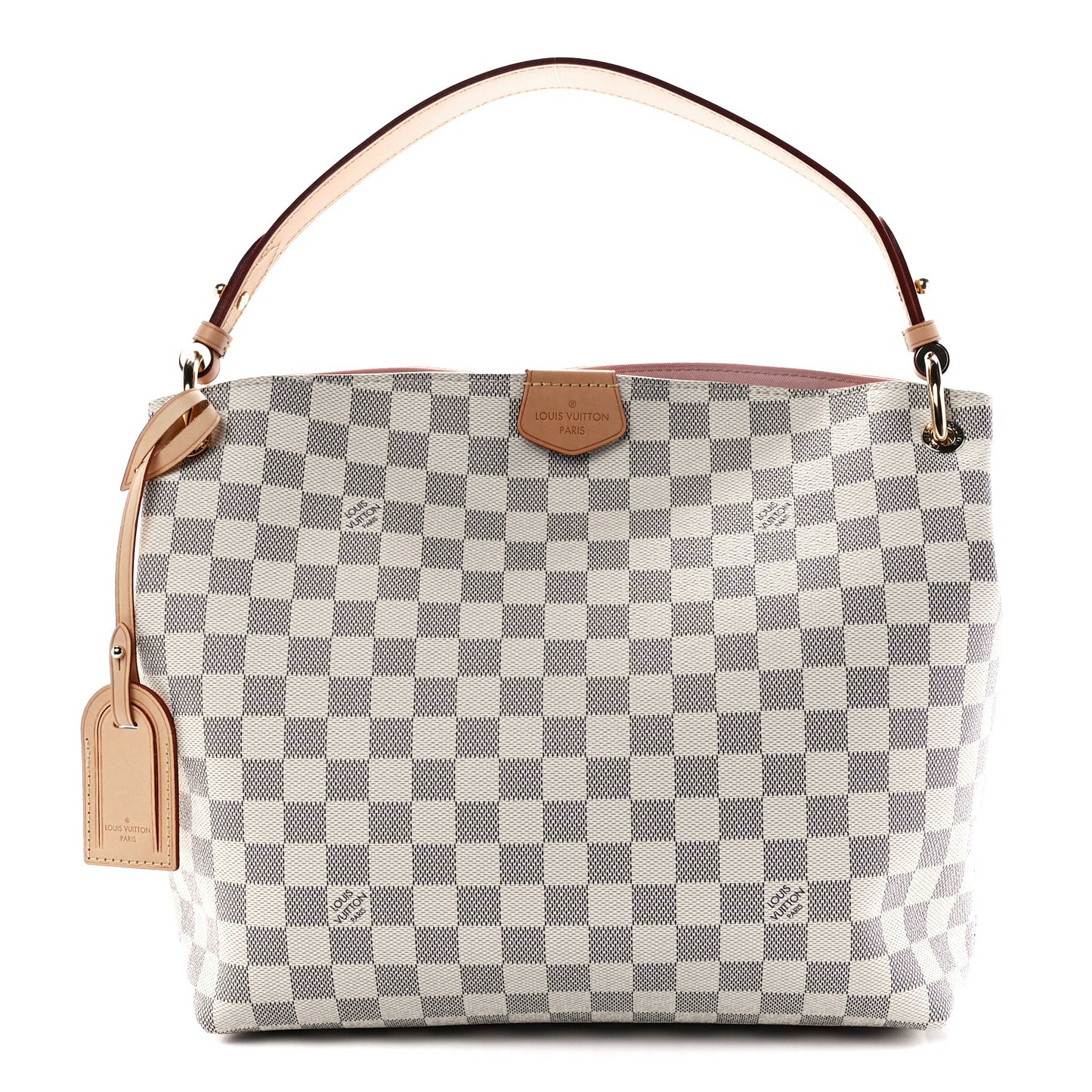 Damier Azur Graceful PM Rose Ballerine