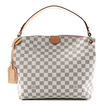 Louis Vuitton Damier Azur Graceful PM Rose Ballerine 1 of 11